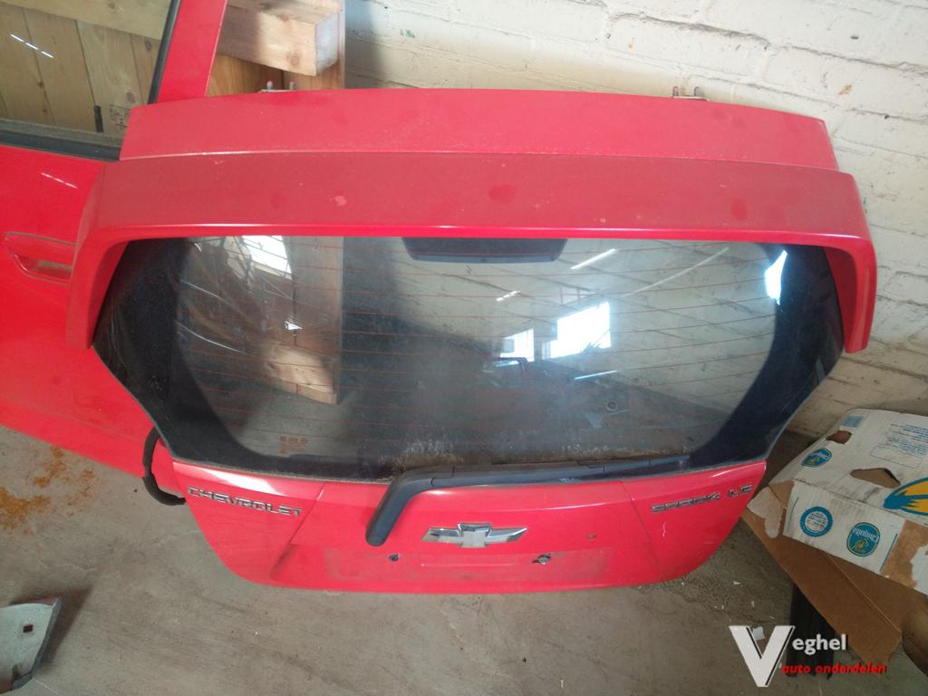 Chevrolet spark achterklep rood, Ophalen, Gebruikt, -, Achter