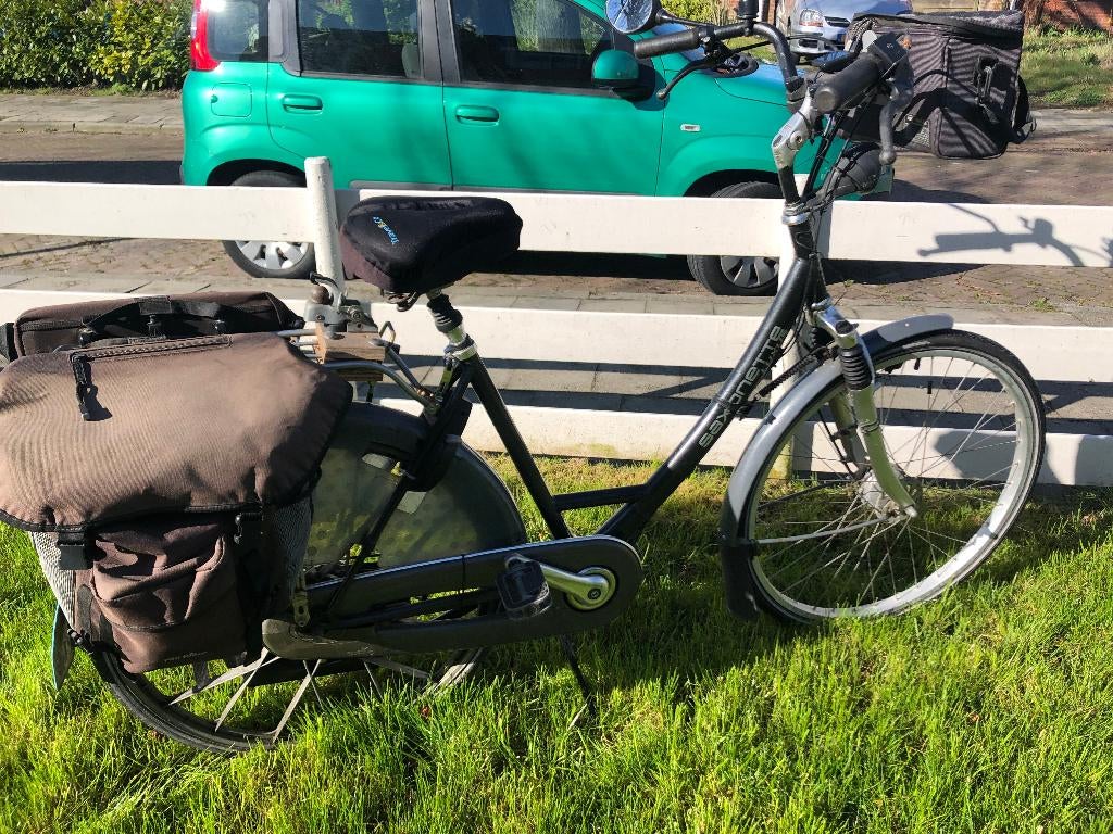 Luxe Saxonette  - Super Comfortabel incl. Helm & Tassen, Fietsen en Brommers, Snorfietsen en Snorscooters, Gebruikt, Spartamet