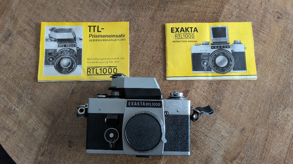 Spiegelreflex camera analoog Exakta, Audio, Tv en Foto, Fotocamera's Analoog, Ophalen, Gebruikt, Spiegelreflex, Overige Merken