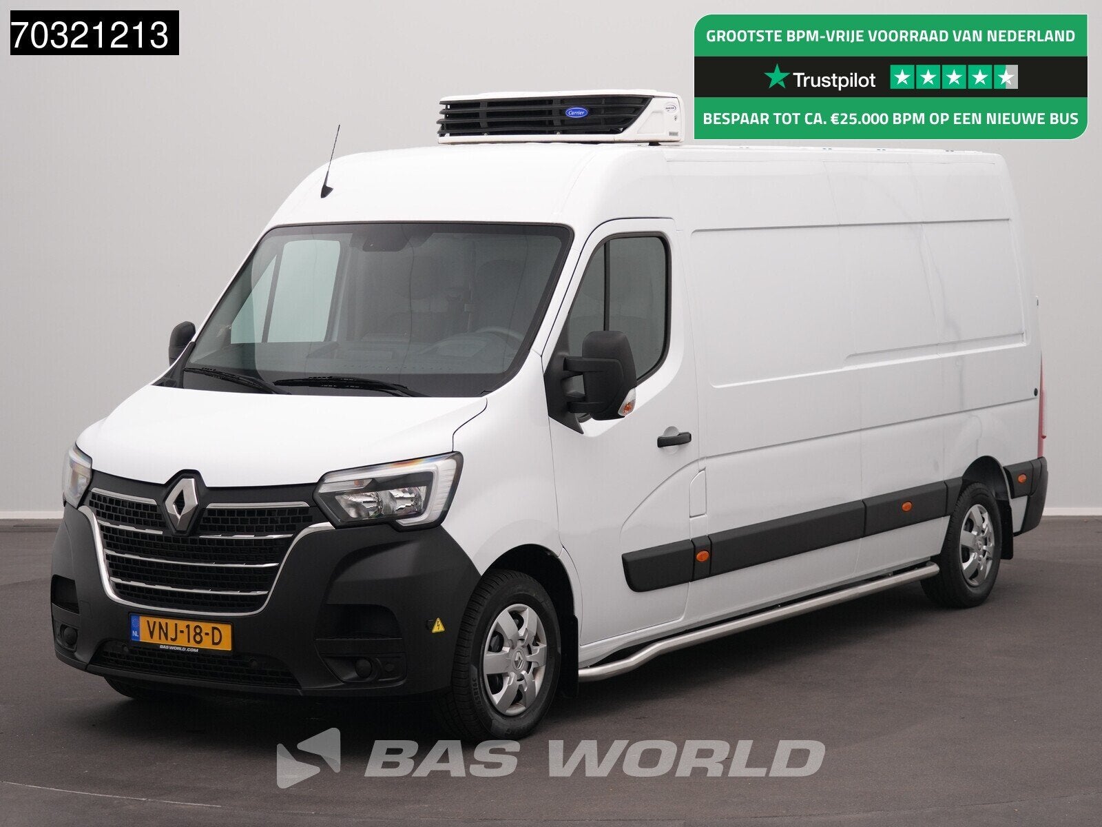 Renault Master 135PK Koelwagen L3H2 Carrier Xarios 350 LED A, Gebruikt, Euro 6, 4 cilinders, Renault