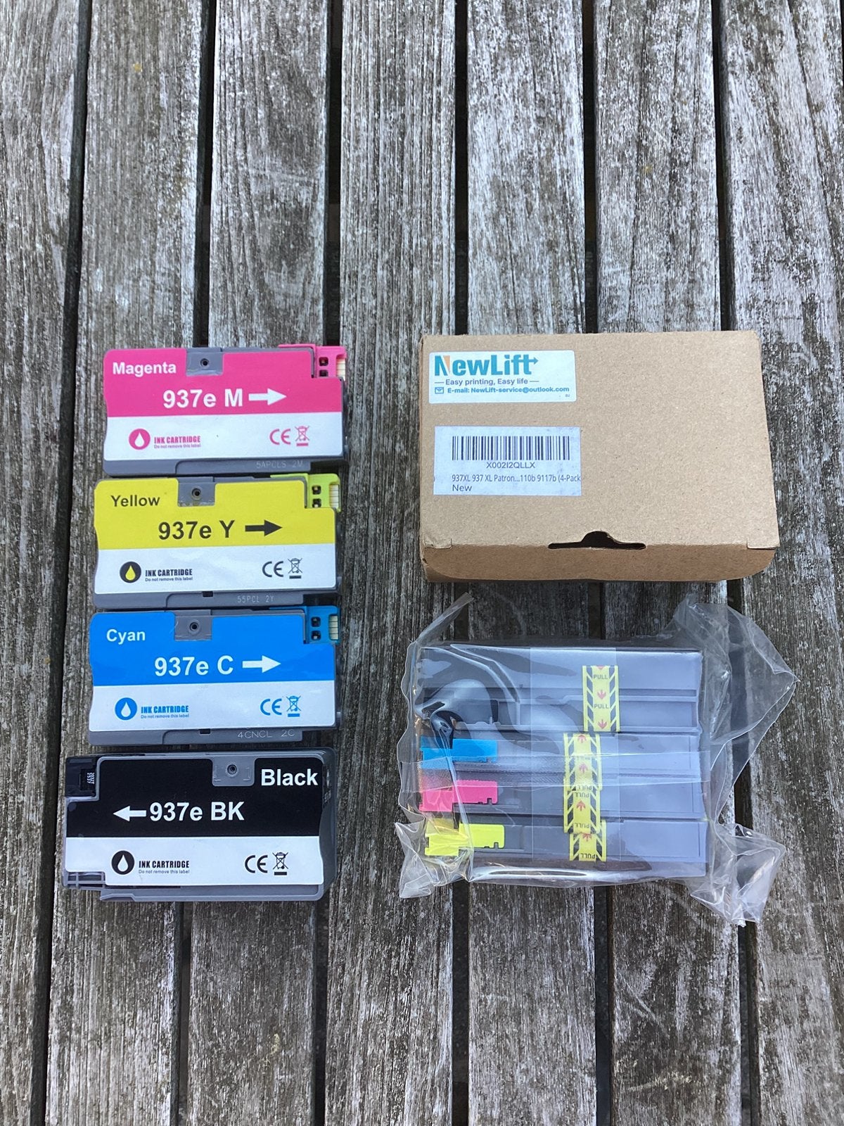 inkt cartridges HP printer 937e, Ophalen of Verzenden, Nieuw, Cartridge, HP