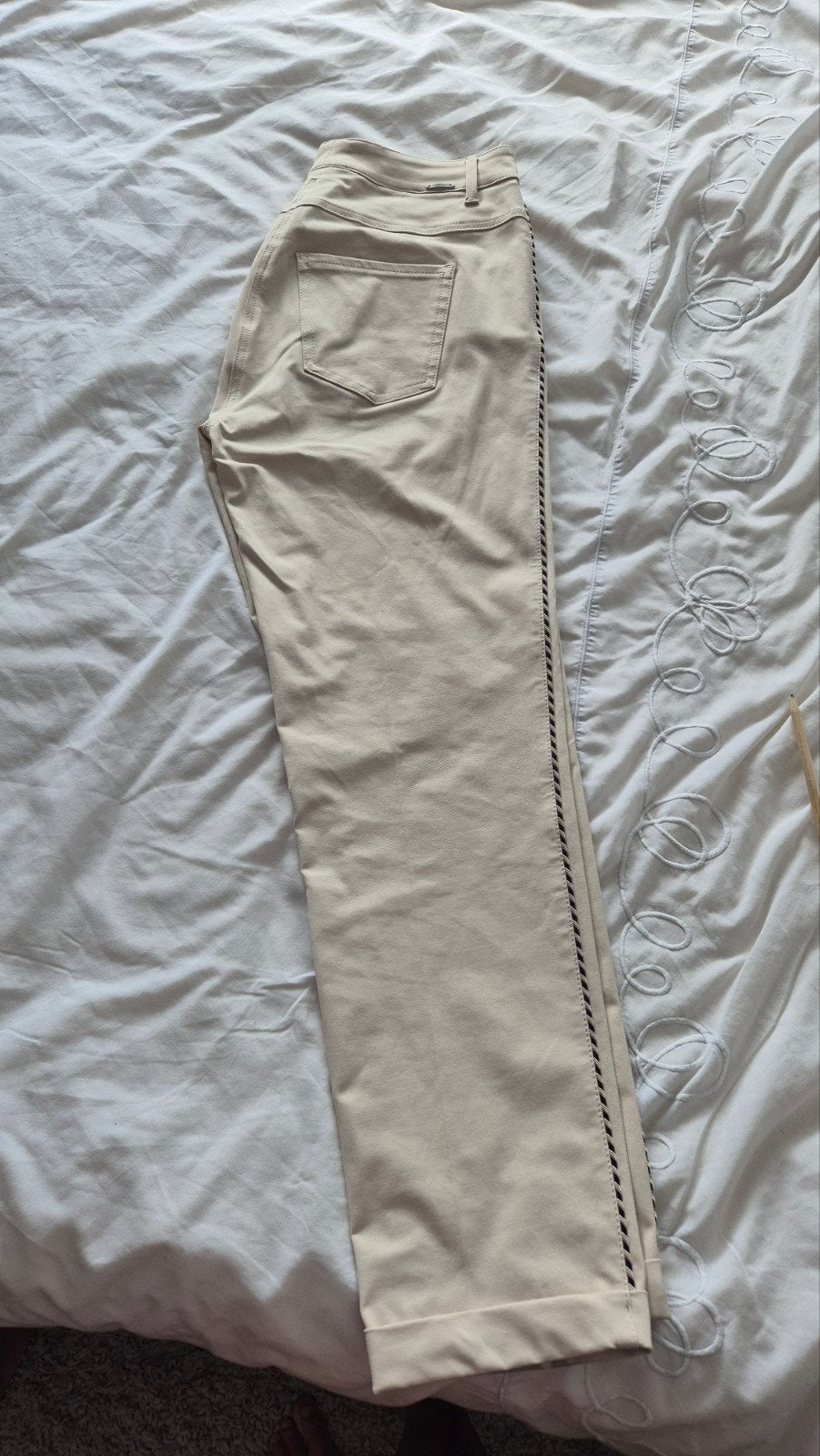 Rosner Audrey broek, zo goed als nieuw, maat 40, Maat 38/40 (M), Beige, Ophalen of Verzenden, Zo goed als nieuw