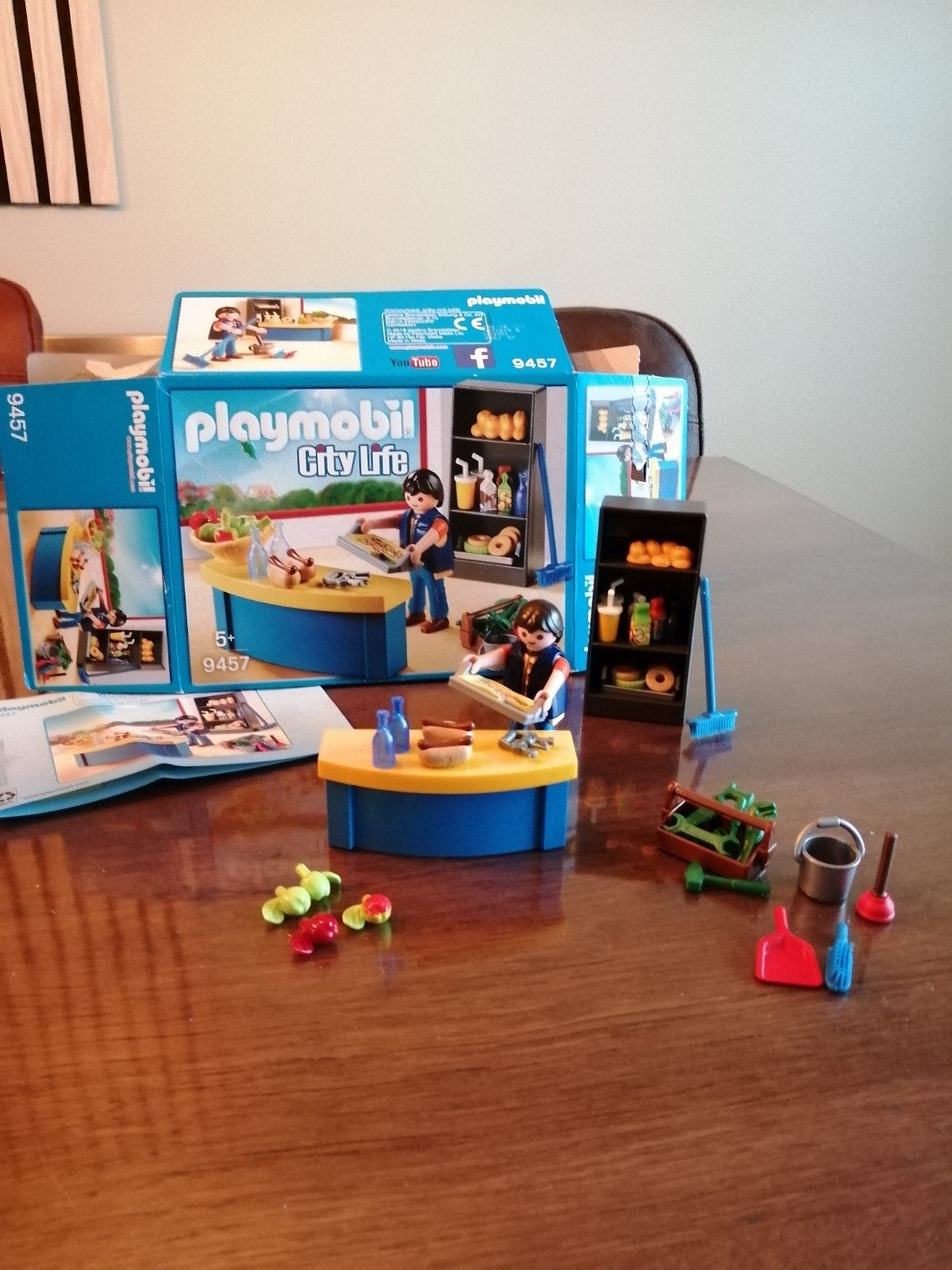 Playmobil 9457 Schoolconciërge met kiosk, Kinderen en Baby's, Speelgoed | Playmobil, Ophalen of Verzenden, Zo goed als nieuw