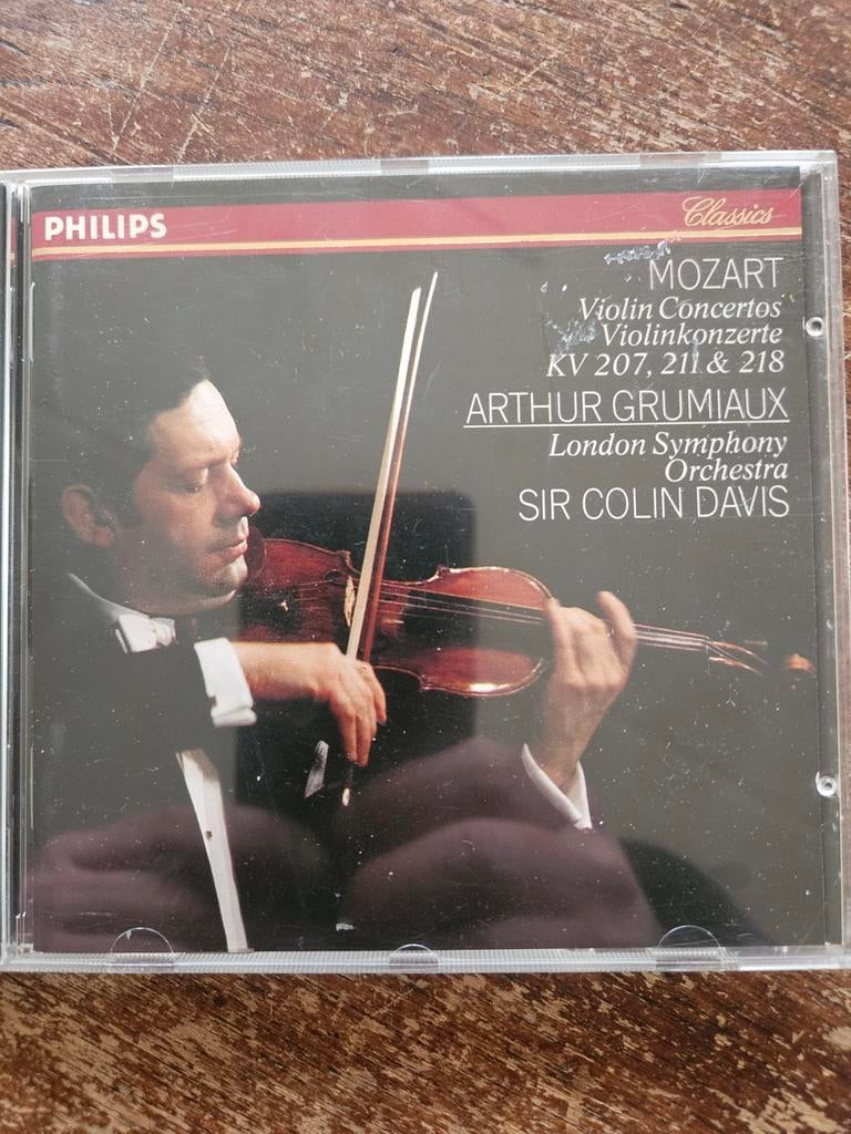 Mozart Vioolconcerten - Arthur Grumiaux CD, Ophalen of Verzenden, Classicisme, Zo goed als nieuw, Orkest of Ballet