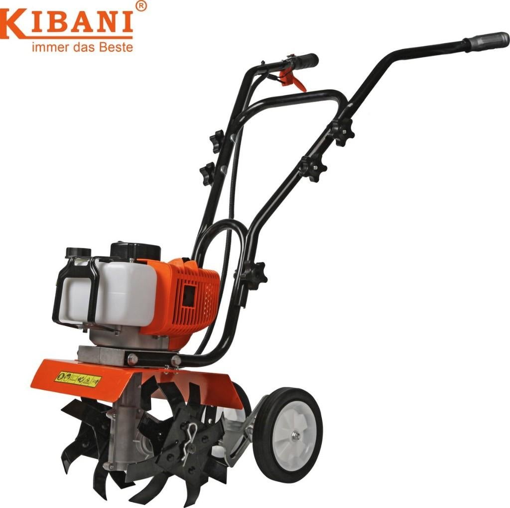Kibani Mini Grondfrees Benzine - 52cc - 30CM breedte - 2.0PK, Ophalen, Nieuw, Benzine, Tuinfrees