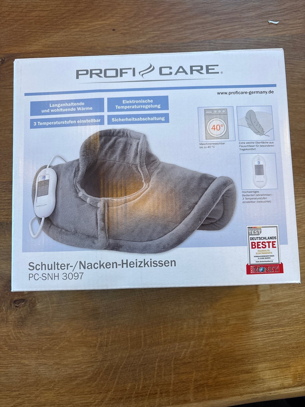 ProfiCare PC-SNH 3097 Schouder/Nek Warmtekussen Grijs, Ophalen of Verzenden, Zo goed als nieuw, Overige typen