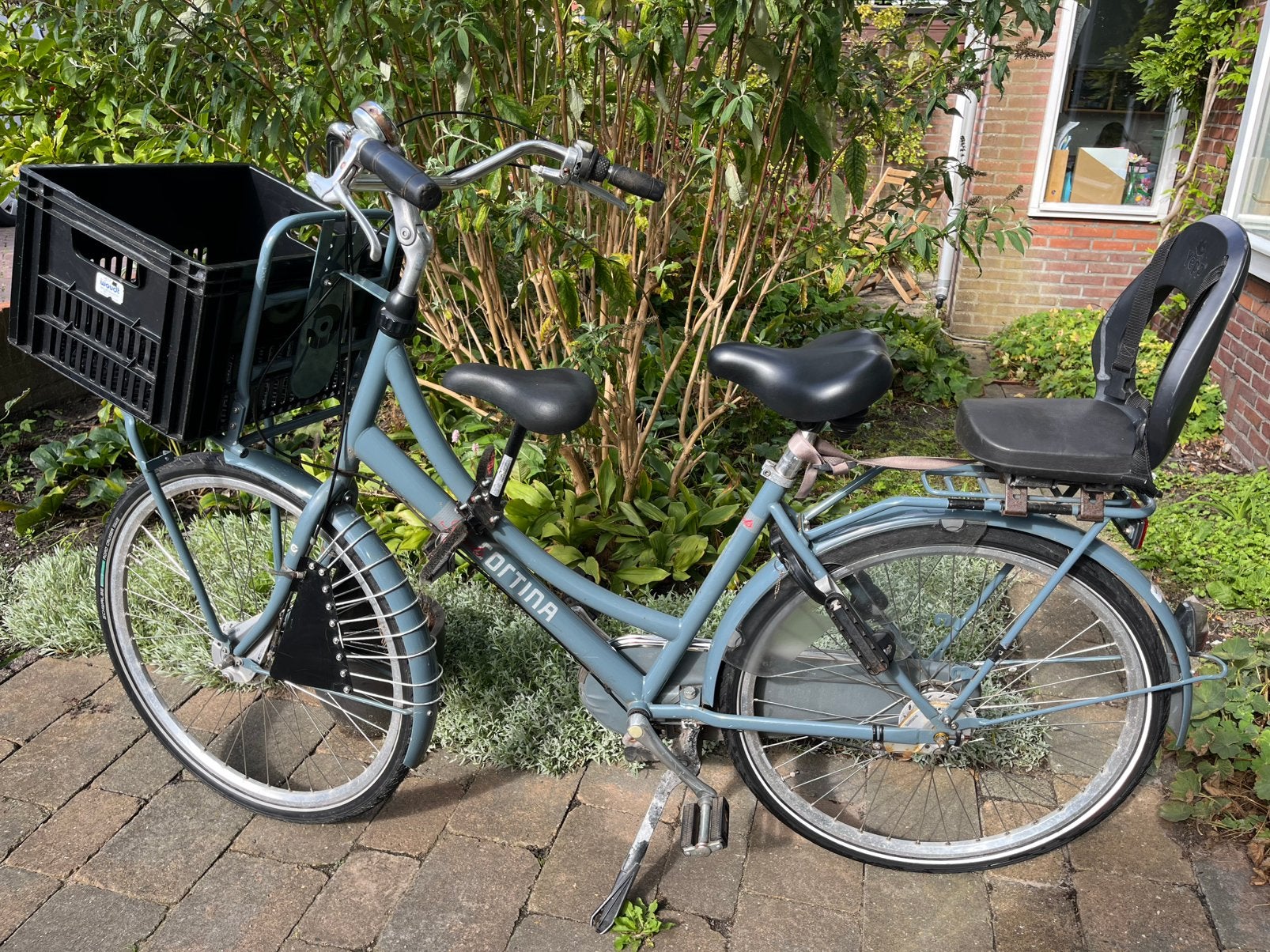 Cortina damesfiets, 2 zitjes, Gebruikt, 47 tot 50 cm, Versnellingen