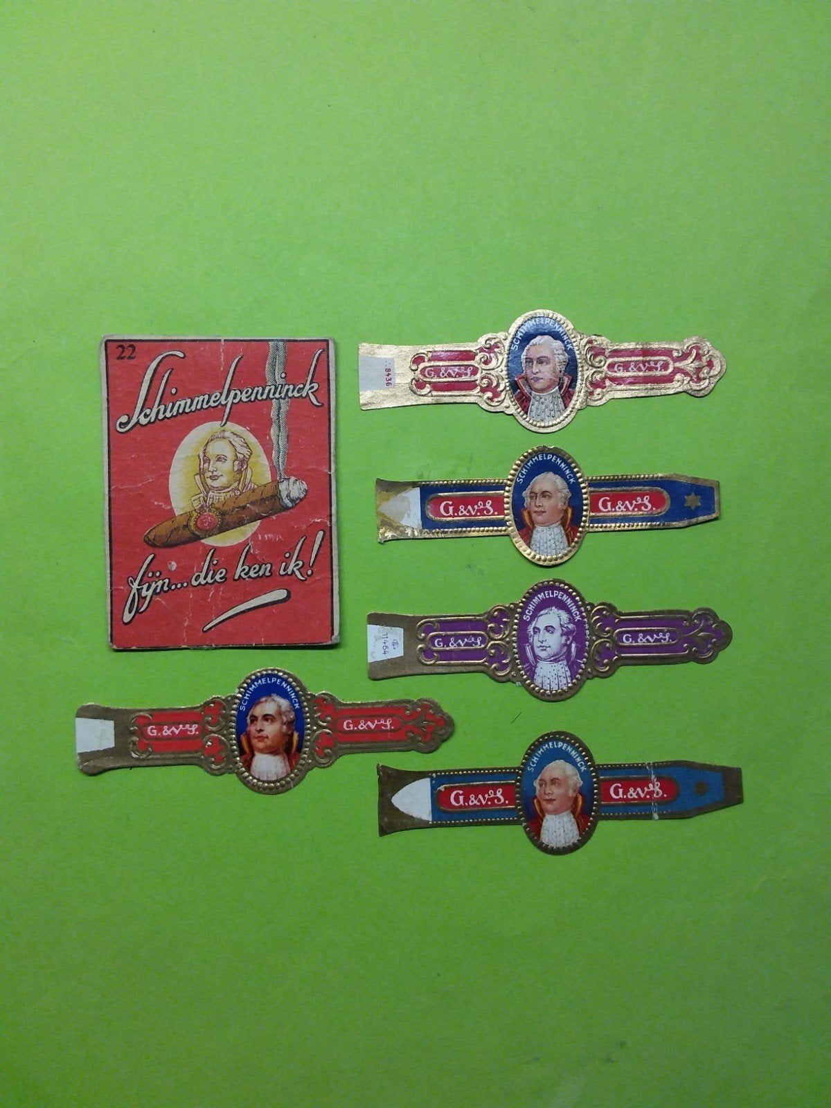 Sigarenbandjes merken 20, Ophalen of Verzenden, Gebruikt, Sigarenbandjes