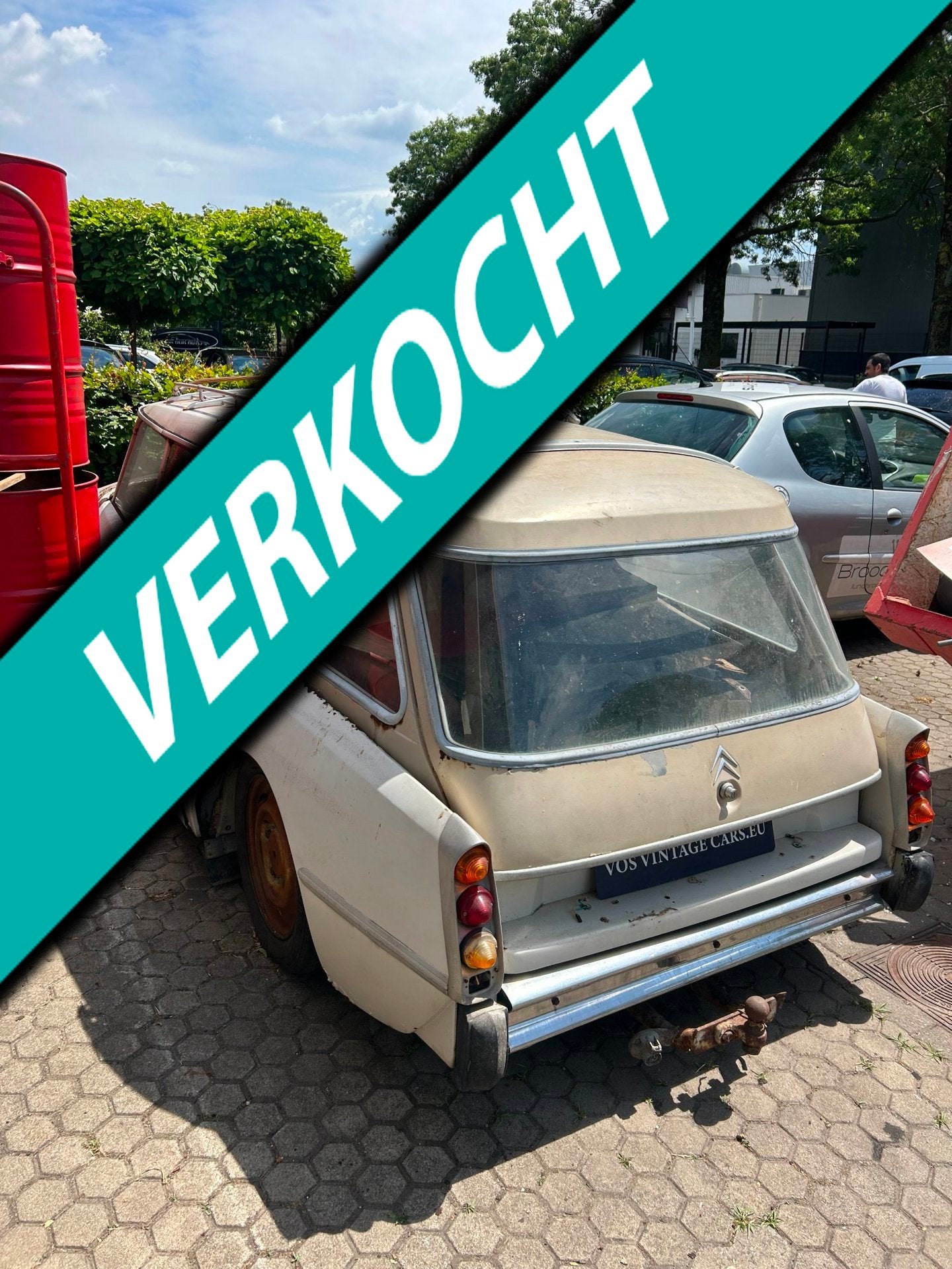 Citroen DS DS 20 Break, Auto's, Citroën, Voorwielaandrijving, Gebruikt, 4 cilinders, Wit