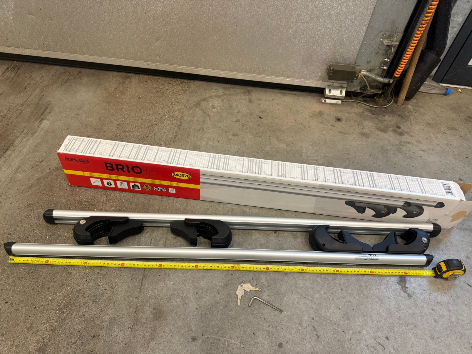 Universeel Menabo Brio dakdragers - 120 cm, Ophalen, Nieuw