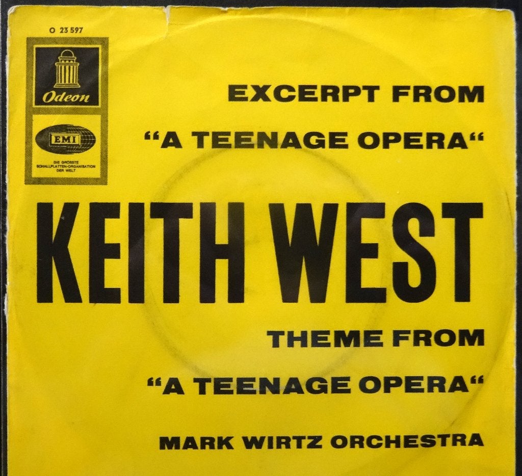 Vinyl single Keith West  Excerpt from a teenage opera € 2,00, Fotohoes, Ophalen of Verzenden, Gebruikt, Pop