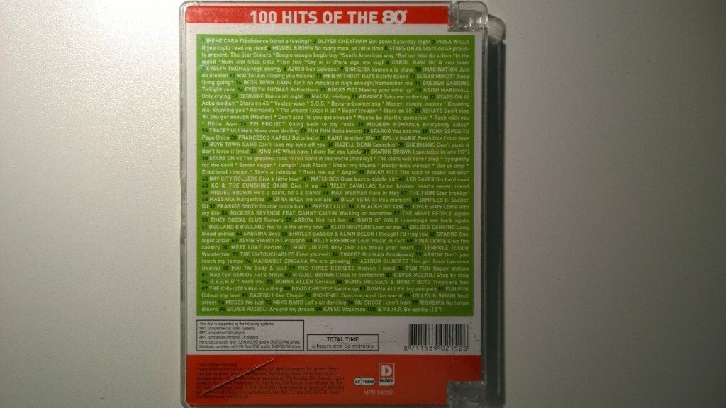 100 Hits Of The 80s Mp3, Ophalen of Verzenden, Zo goed als nieuw, Pop