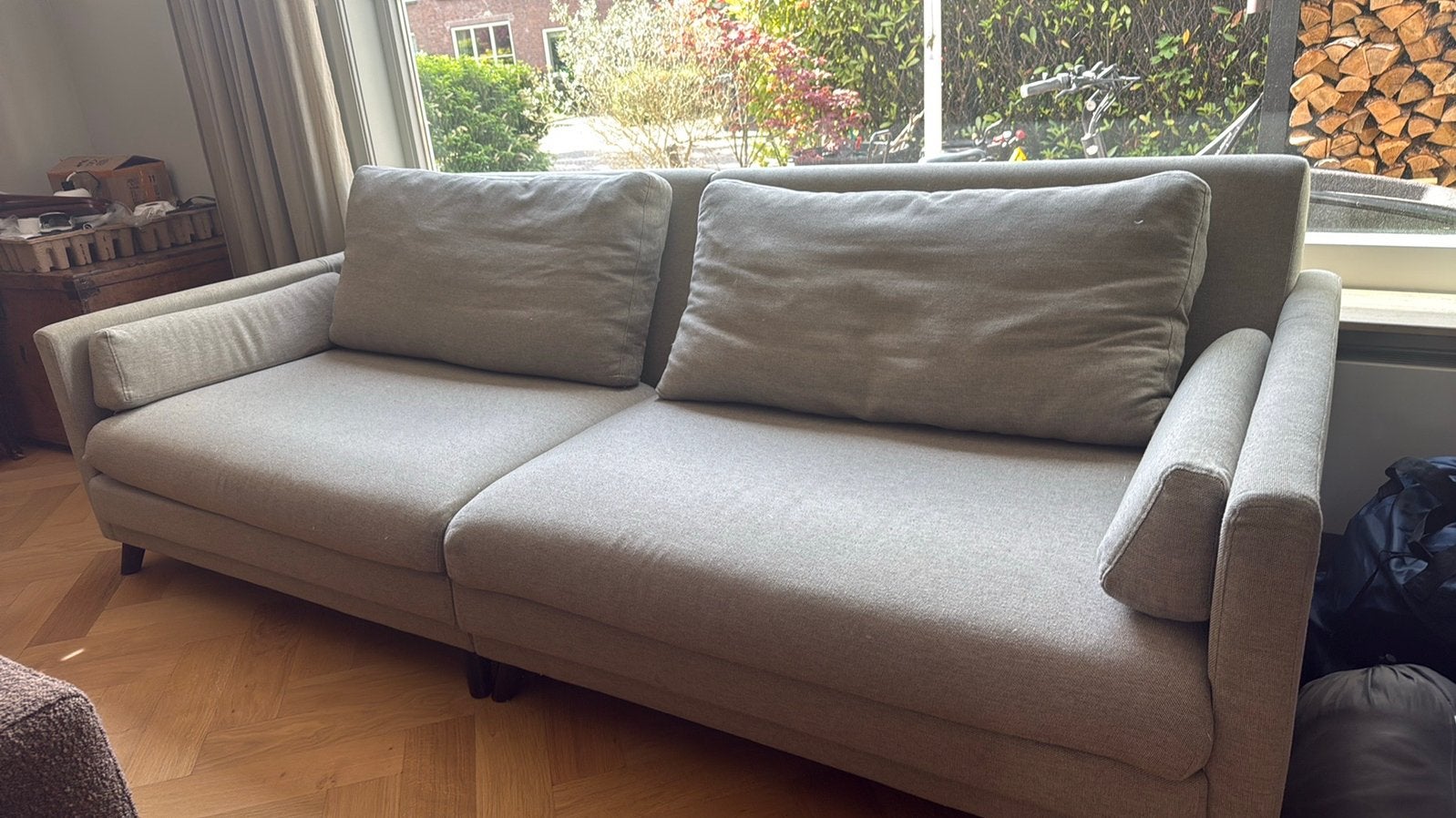 Bank Dutchbone, Huis en Inrichting, Banken | Bankstellen, Ophalen, Zo goed als nieuw, 75 tot 100 cm