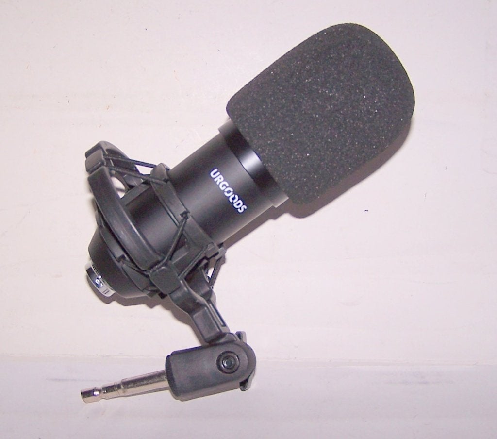 URGOODS Condensator Microfoon v. PC/Laptop/Gaming/Streaming., Ophalen of Verzenden, Zo goed als nieuw, Overige typen