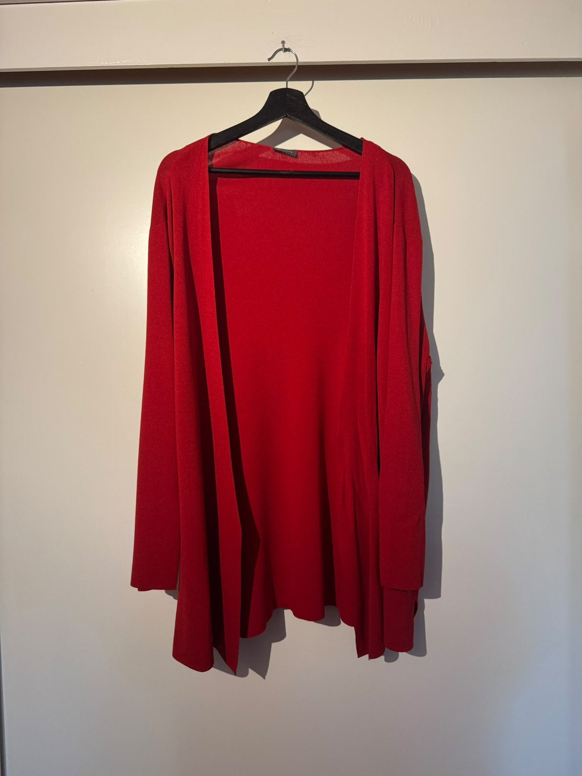 Fris rood samoon vest maat 52, Ophalen of Verzenden, Zo goed als nieuw, Rood, Trui of Vest