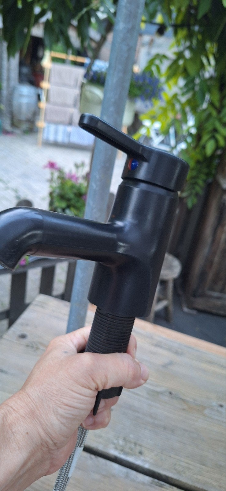 Nieuw IKEA wasbak kraantje zwart, Ophalen of Verzenden, Nieuw, Kraan