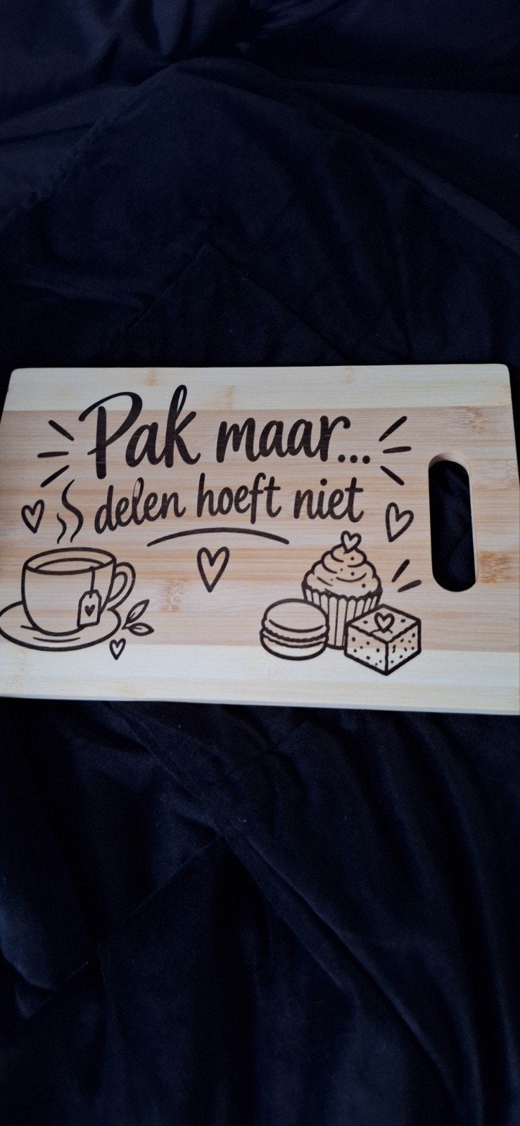 Borrelplank, Ophalen, Nieuw, Hout