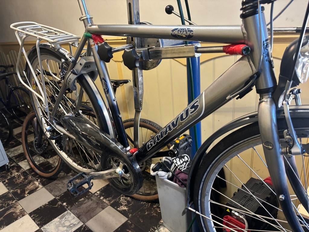 Batavus  Herenfiets (57), Fietsen en Brommers, Ophalen, 28 inch, Gebruikt, Vering