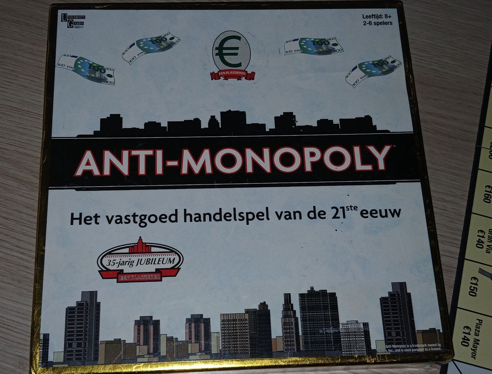 Anti-Monopoly: Het vastgoed handelsspel van de 21e eeuw, Vijf spelers of meer, Ophalen of Verzenden, Gebruikt, University Games