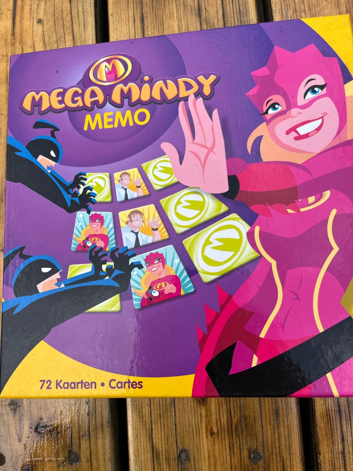 Mega Mindy Memo - Geheugenspel met 72 kaarten, Een of twee spelers, Ophalen of Verzenden, Gebruikt