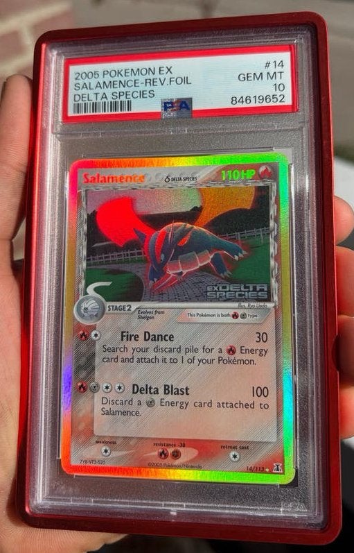 2005 Pokémon EX Salamence-Rev.Foil Delta Species PSA 10