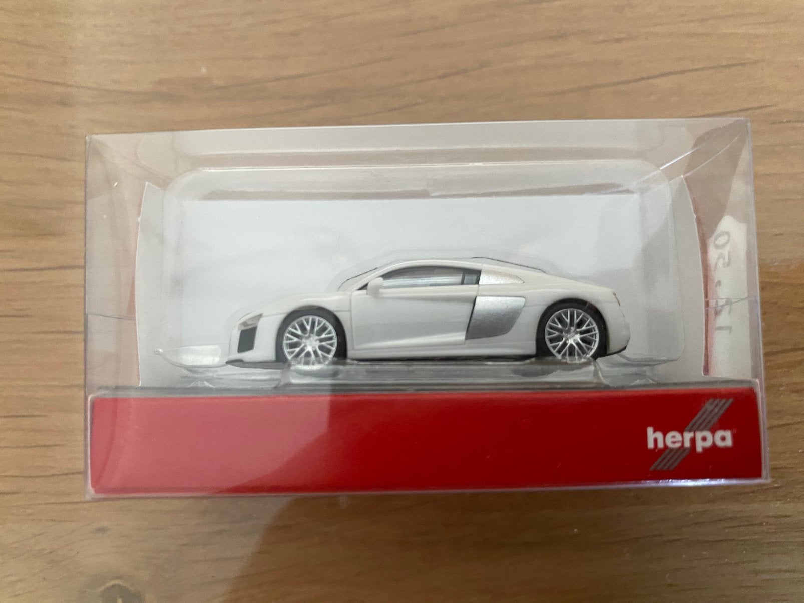 Herpa Audi R8 1:87, Hobby en Vrije tijd, Modelauto's | 1:87, Ophalen of Verzenden, Zo goed als nieuw, Auto, Herpa