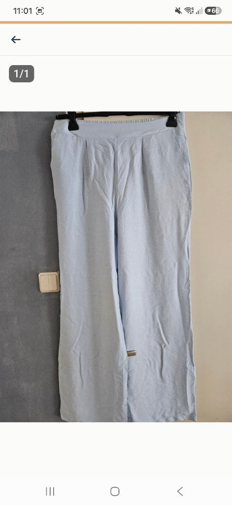 Broek wibra en Hema blousejurk mt 42 tm 48, Blauw, Maat 42/44 (L), Nieuw, Ophalen of Verzenden