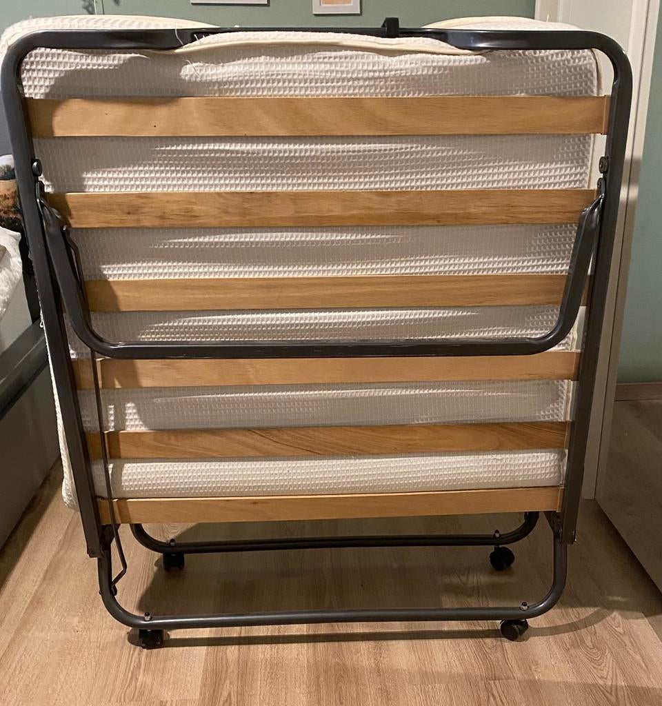 Opklapbed, Ophalen, Zo goed als nieuw, Eenpersoons, 90 cm