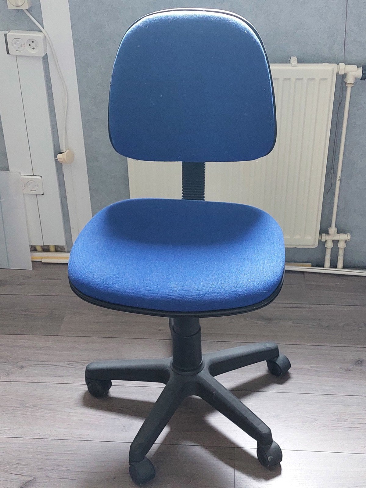 Blauwe Bureaustoel - Comfortabel en Verstelbaar, Ophalen