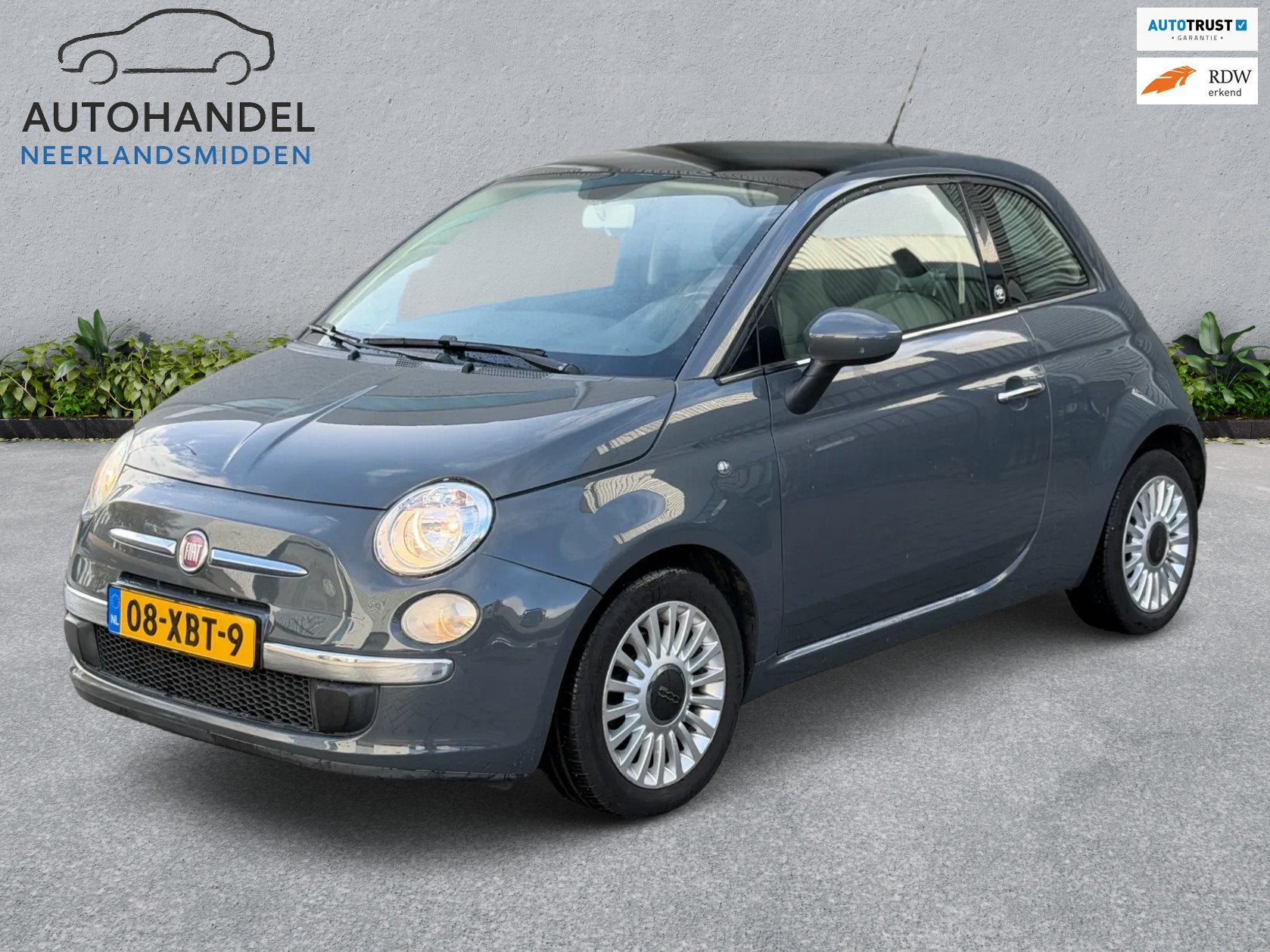 Fiat 500 0.9 TwinAir Lounge pano airco, Voorwielaandrijving, Euro 5, 86 pk, Gebruikt