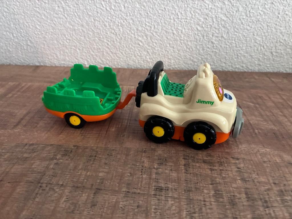 Vtech Toet Toet auto's Jimmy Jeep met aanhanger. PRIMA staat, Ophalen of Verzenden, Gebruikt, 2 tot 4 jaar