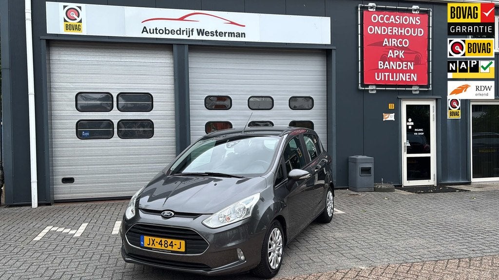 Ford B-Max 1.0 EcoBoost Style nieuwe distributie / garantie, Auto's, Ford, 101 pk, Gebruikt, Start-stop-systeem, Origineel Nederlands