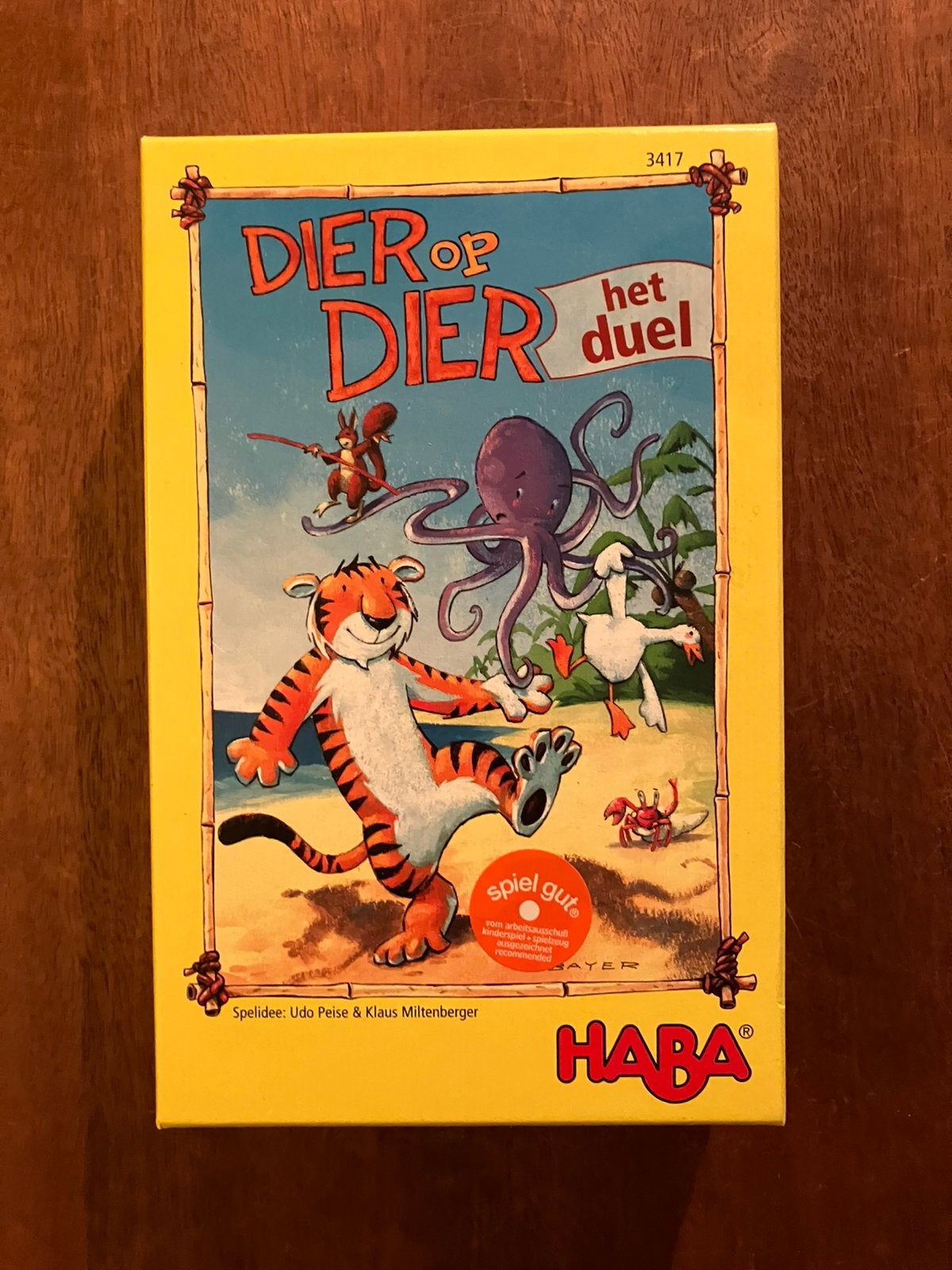 HABA • dier op dier - het duel • 5-99 jaar, Ophalen of Verzenden, Zo goed als nieuw