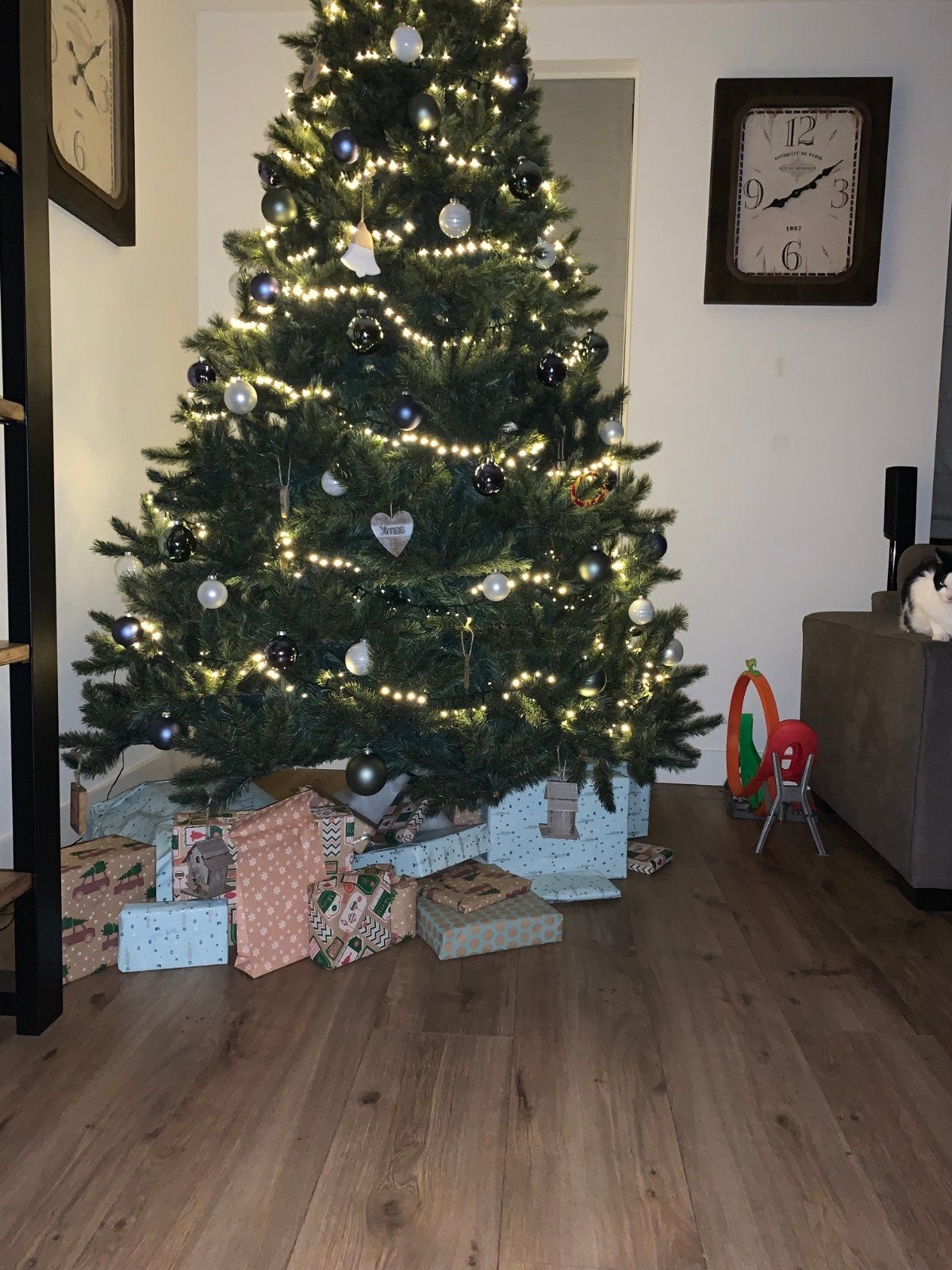 kunstkerstboom., Ophalen, Gebruikt