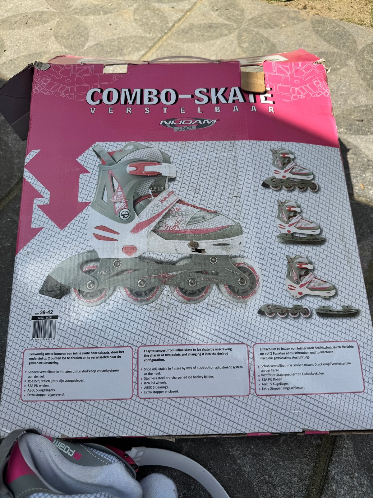 Combi skate, Kinderen en Baby's, Speelgoed | Overig, Ophalen, Gebruikt, Meisje