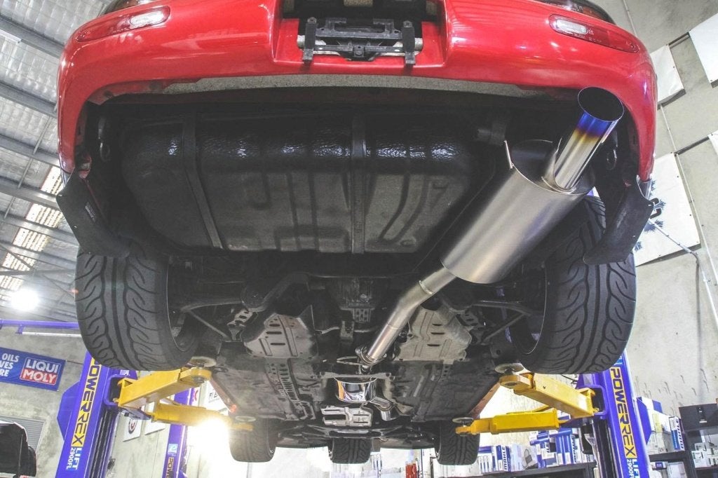 Fujita Sonic catback uitlaatsysteem - Mazda RX-7 Rx7 FD3S, Ophalen of Verzenden