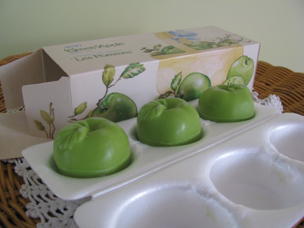 NIEUW van TOEN * 3 x AVON zeep * Green Apple *, Verzamelen, Ophalen of Verzenden, Nieuw, Gebruiksvoorwerp