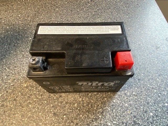 Nitro Brommer scooter accu NT4L SLA, Ophalen of Verzenden, Zo goed als nieuw, Overige typen, Aprilia, Derbi, Gilera, Motorhispania, Rieju en Yamaha