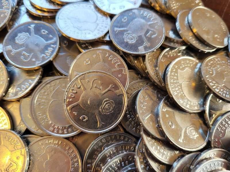 250 gram laatste gulden 2001 Nederland, Ophalen of Verzenden, Koningin Beatrix, 1 gulden, Setje