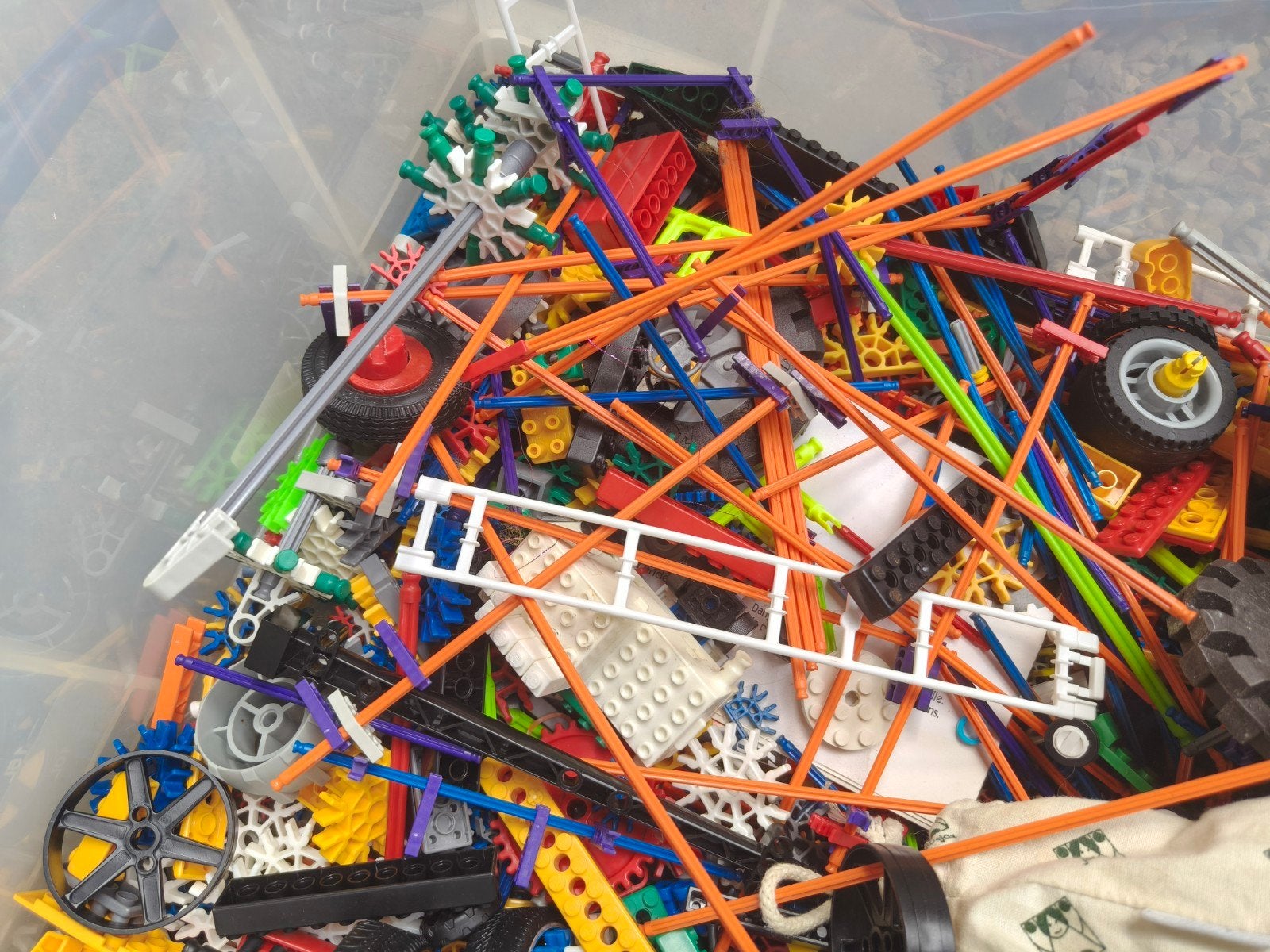 Grote doos K'nex, Kinderen en Baby's, Ophalen of Verzenden, Gebruikt, K'nex
