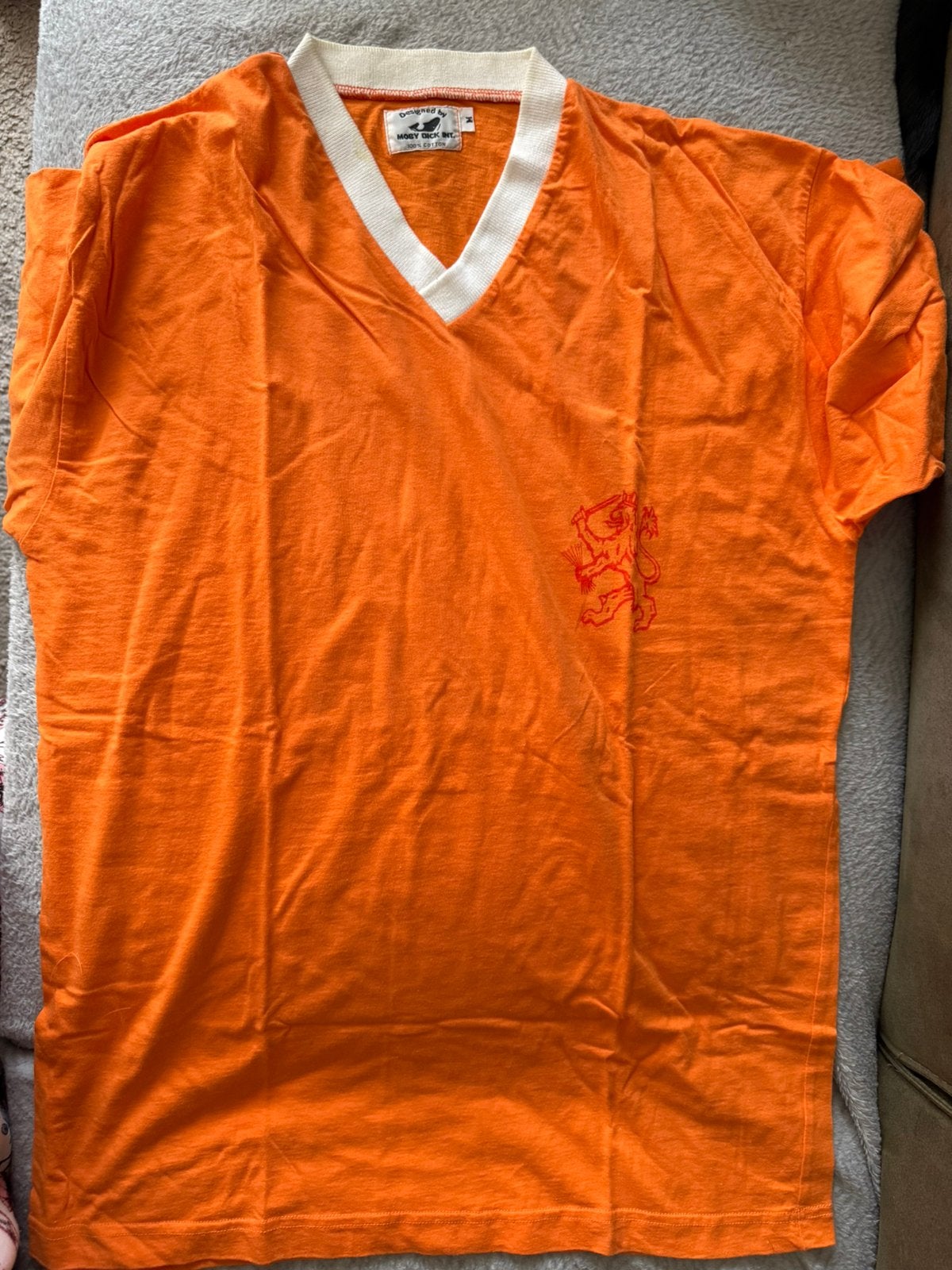 Vintage Nederlands Elftal Supporters Shirt - WK 1994 USA (M), Verzenden, Maat 48/50 (M), Oranje