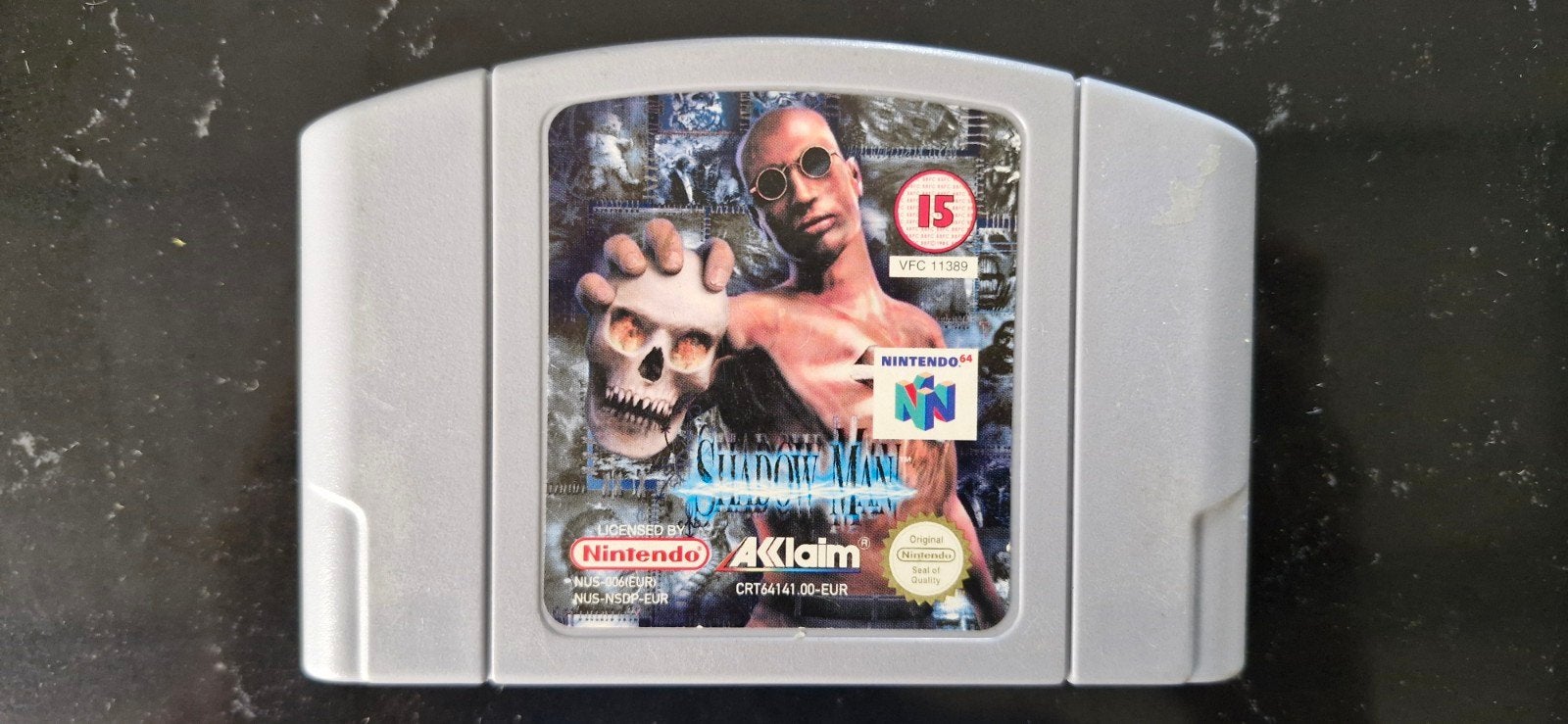 Shadow Man N64 Game Cartridge - Klassieke Horror Actie, Avontuur en Actie, Gebruikt, 1 speler, Ophalen of Verzenden