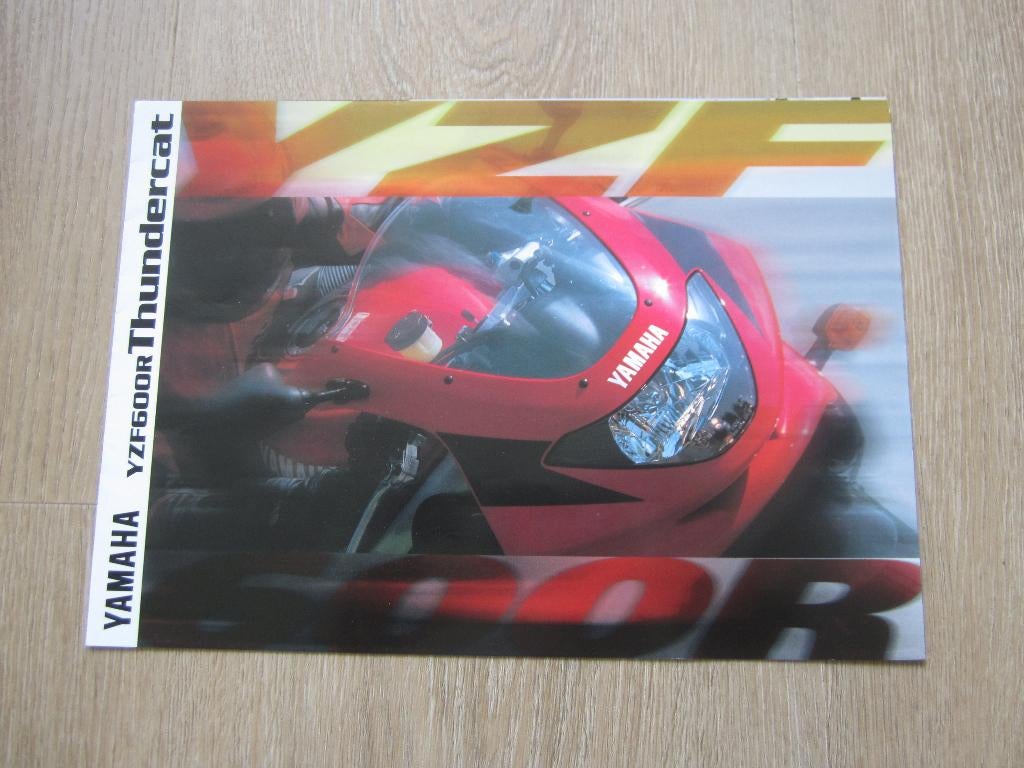 Yamaha YZF 600 R Thundercat brochure folder 1998, Ophalen of Verzenden, Yamaha