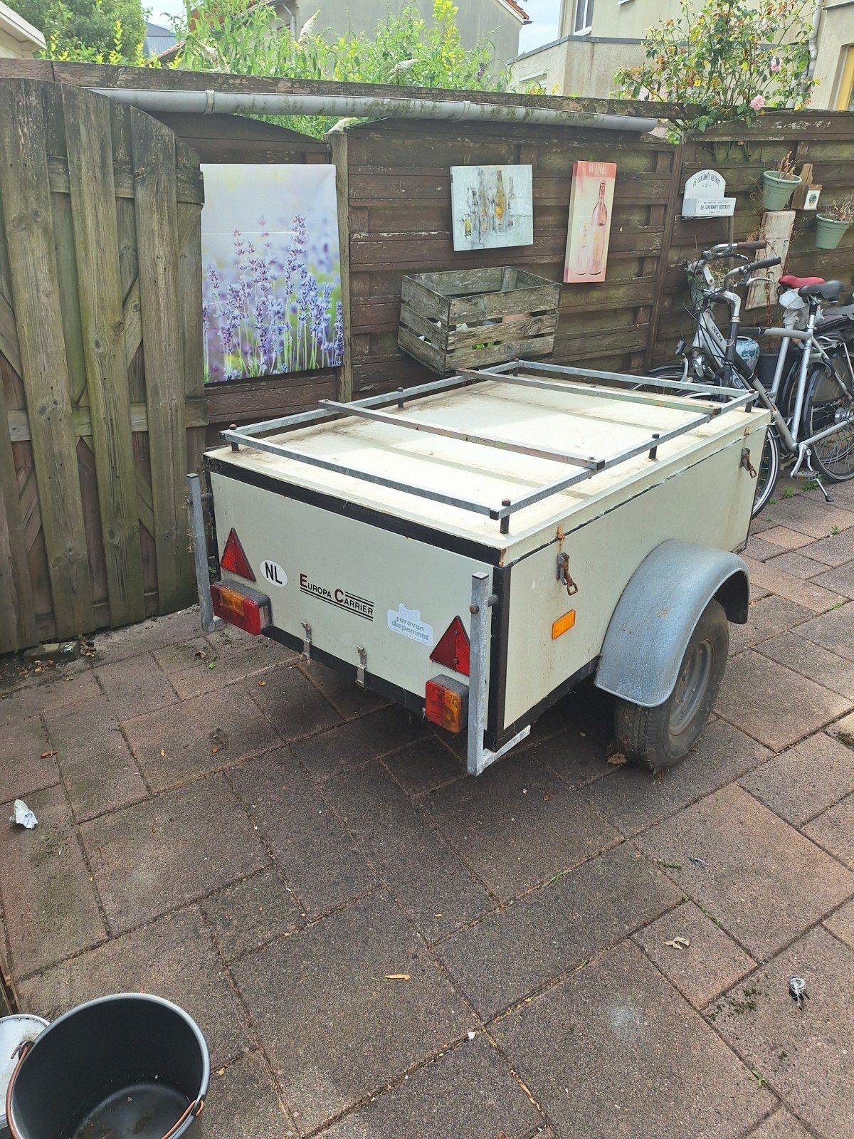 Aanhangwagen MOET SNEL WEG!!!!!, Caravans en Kamperen, Tenten, Ophalen, Gebruikt, Tot en met 2