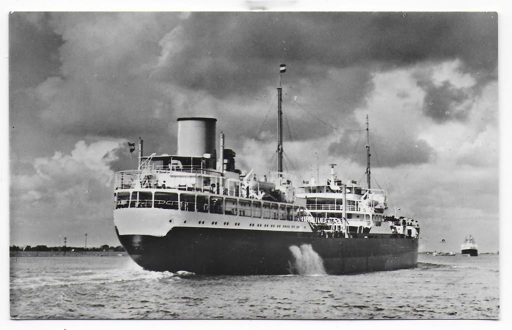 Shell Tankers Westertoren Oude Ongelopen Ansichtkaart B6325, Ophalen of Verzenden, 1960 tot 1980, Gelopen, Zuid-Holland