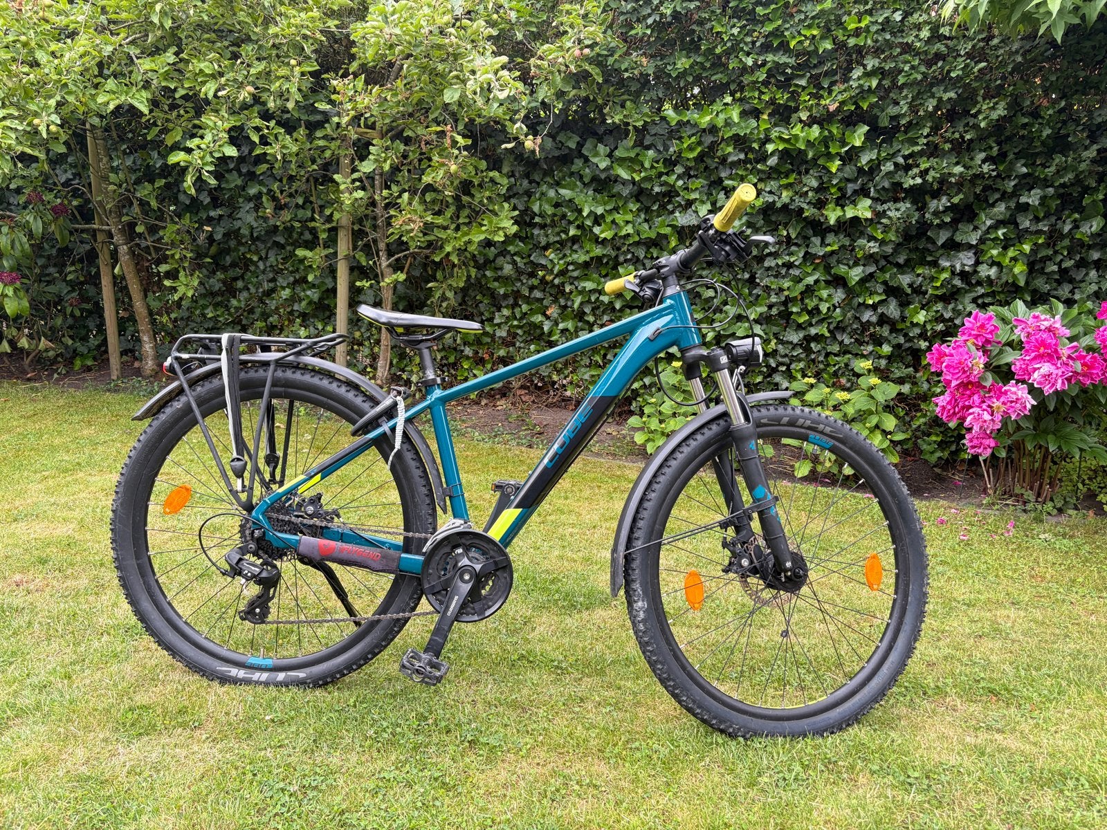 Cube Aim Allroad Mountainbike - Zo goed als nieuw, Fietsen en Brommers, Fietsen | Heren | Sportfietsen en Toerfietsen, Vering