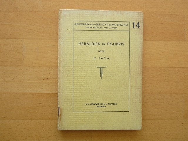 Heraldiek en ex-libris, C. Pama, 1943, Ophalen of Verzenden, Gelezen