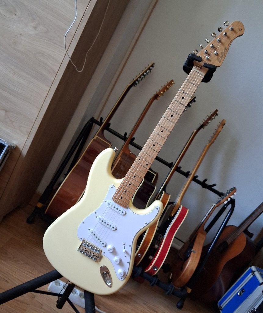 Nieuwe stratocaster Harley Benton, Ophalen, Nieuw, Solid body, Overige merken