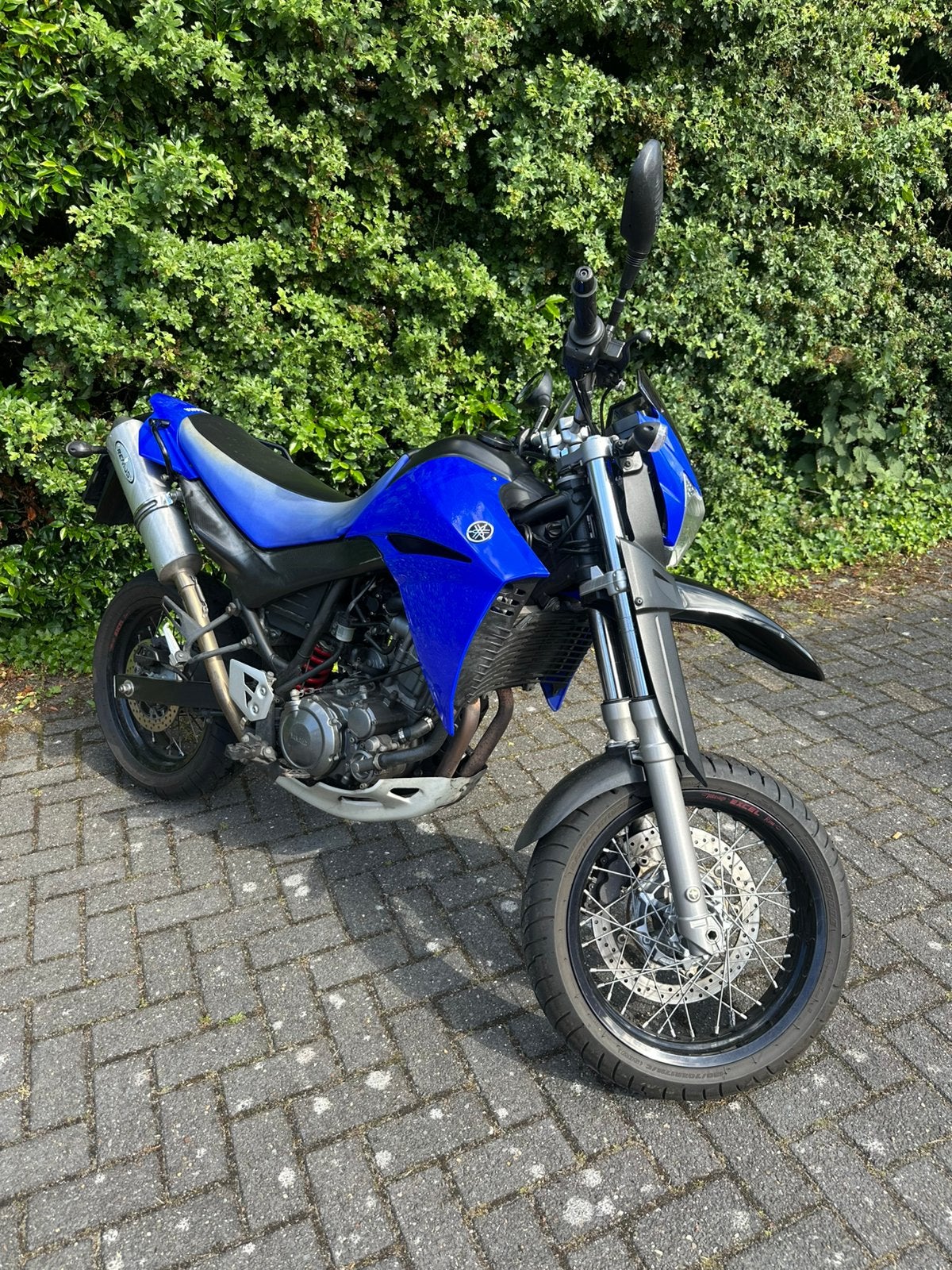 YAMAHA XT 660 X BLAUW A2 35KW, Sportuitlaat, Occasion, 660 cc, Particulier