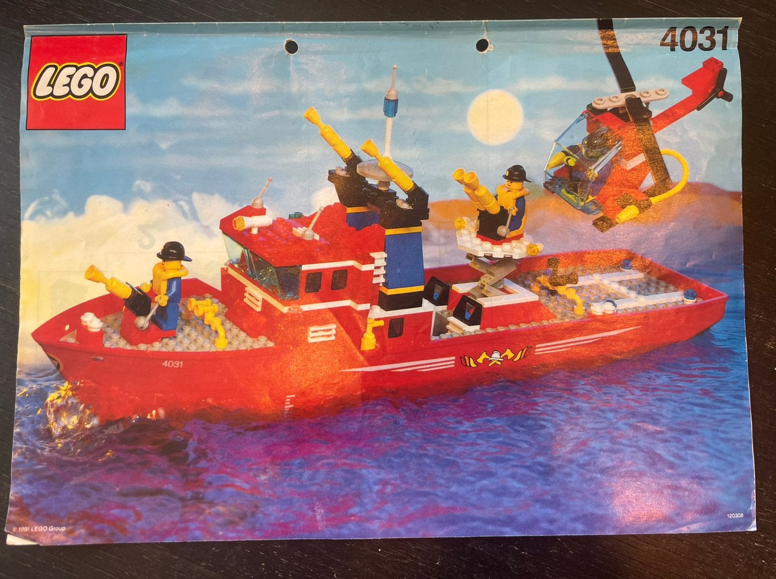 Lego set 4031 Fire Rescue (brandweerboot), Ophalen of Verzenden